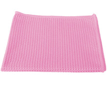 Microfaser Waffel- tuch 290 g/m2 rosa 40 x 40 cm