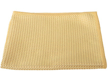Microfaser Waffel- tuch 290 g/m2 gelb 40 x 40 cm