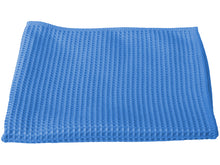 Microfaser Waffel- tuch 290 g/m2 blau 40 x 40 cm
