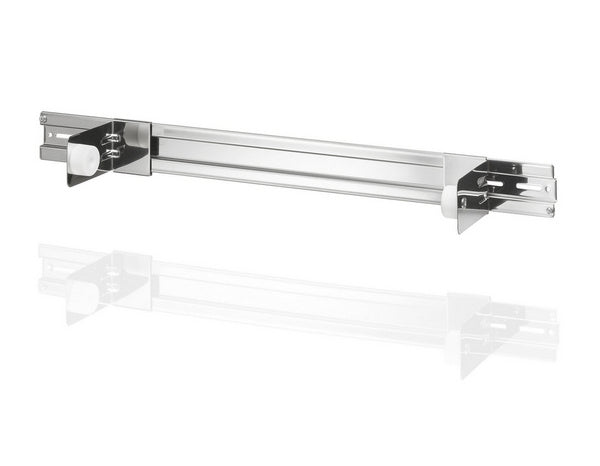 Ärzterollenhalter zur Wandmontage Metall-Chrom 650(B)x65(H)x115(T