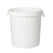 Rundeimer mit Griffen ohne Deckel weiss 30 Liter