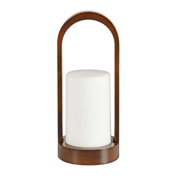 LED Leuchte wiederaufladbar Easy Bambus, Braun 24 x 10 cm