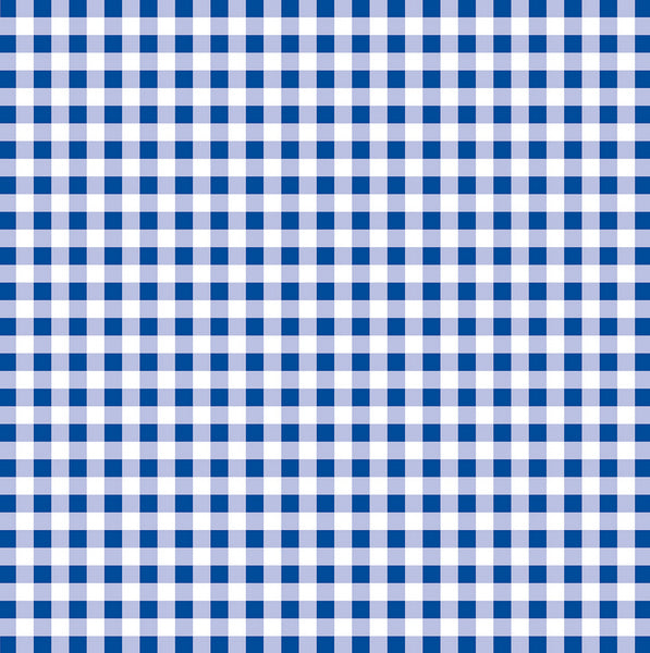 Tischdecken Papier Karo blau 80x80cm, 1/8 Falz