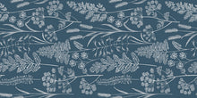 Tischläufer Linclass Benjamin blaugrau 65 g/m2 40cm x 24lfm.