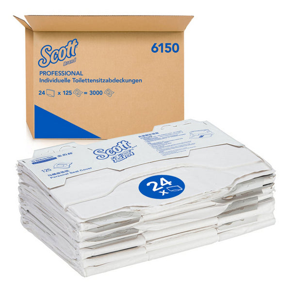 Toilettensitzauflage 1-lagig weiss 40x38cm
