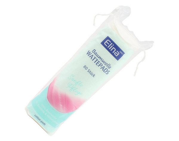 Elina Wattepads 5 cm Baumwolle 80 Stück pro Pack