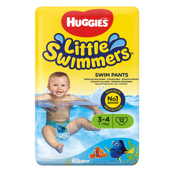 Huggies Little Swimmers Swim Pants Grösse 3-4 (7-15kg) 8x12 Stück