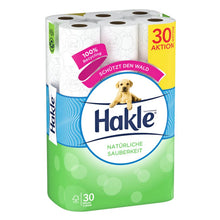 WC-Papier Hakle 3lg. natürli. Sauberkeit, weiss, Recycling 150 Bl