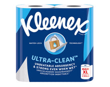 Haushaltrolle Kleenex Ultra-Clean weiss, 74 Blatt 25x24,4cm