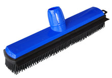 Gumminoppenbesen ohne Stiel blau 30cm