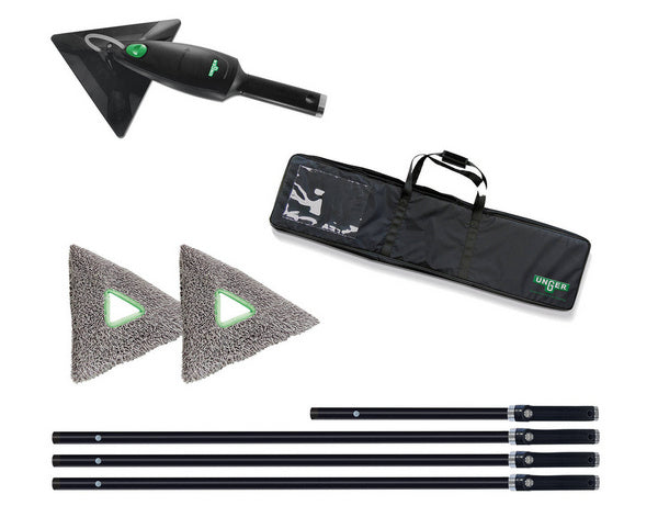 Stingray 450 OS Glasreinigungs-Set schwarz grün