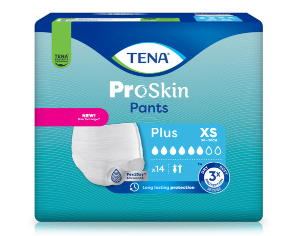 TENA Pants Plus ProSkin extra small,blau