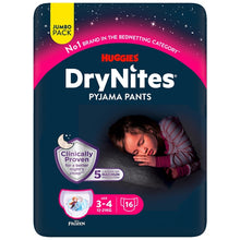 DryNites Jumbo-Pack Girl 3-5 Jahre 4x16 Stk. Grösse S