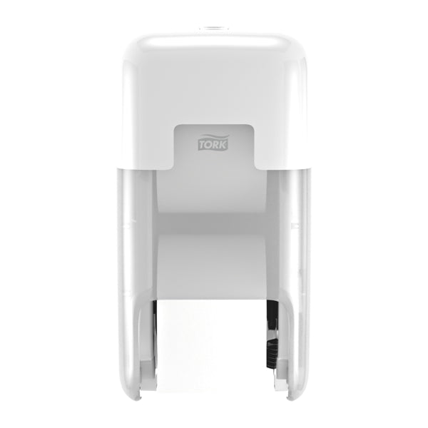 Spender WC-Papier Doppelrollen Midi T7 weiss, Kunststoff 17,1x17,