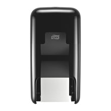 Spender WC-Papier Doppelrollen Midi T7 schwarz, Kunststoff 17,1x1