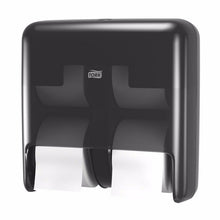 Spender WC-Papier 4 Rollen Midi T7 schwarz, Kunststoff 31,9x17,4x
