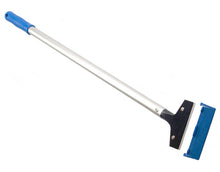Boden- und F.Schaber mit Alu-Stiel 120cm Griff blau