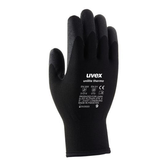 Schutzhandschuh uvex unilite thermo schwarz Gr. 10