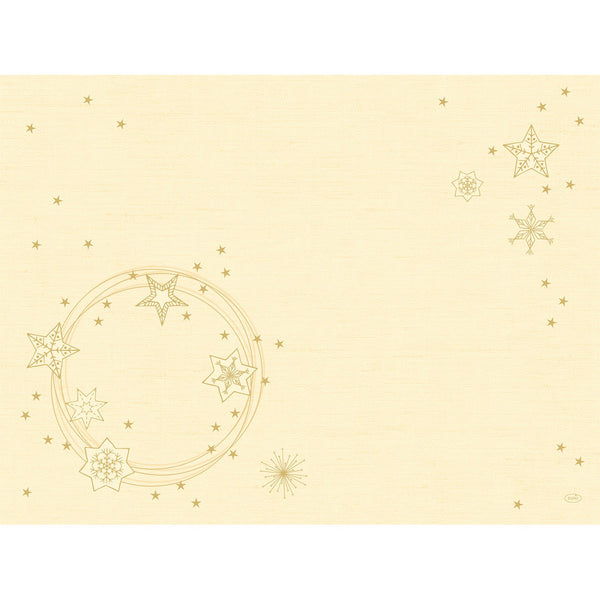Dunicel Tischsets Star Shine Cream 30 x 40 cm