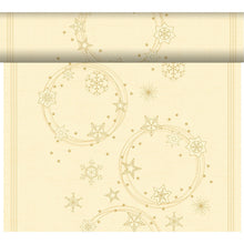 Dunicel Tischläufer Tête-à-Tête Star Shine Cream 40 cm x 24 m