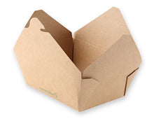 Menubox Kraftpapier PE Beschichtung braun, 1'000 ml 162 x 132 x 6