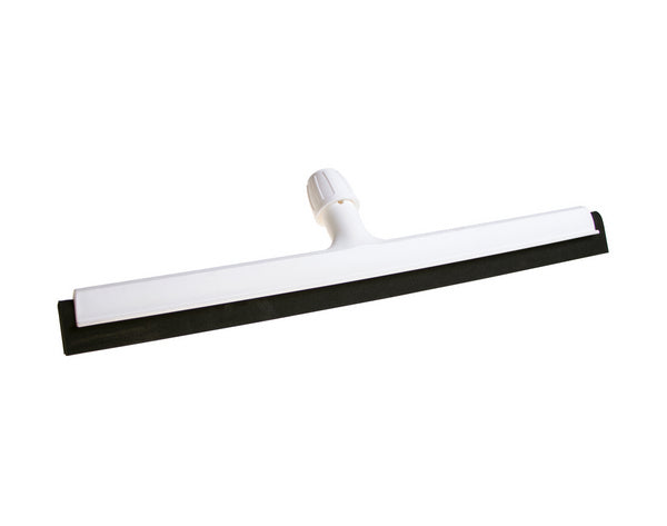 Wasserschieber 55 cm ohne Stiel weiss mit schwarzem Naturgummi