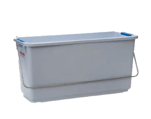 Eimer 22 Liter mit 8 Farbclip grau 56x24.5x27 cm