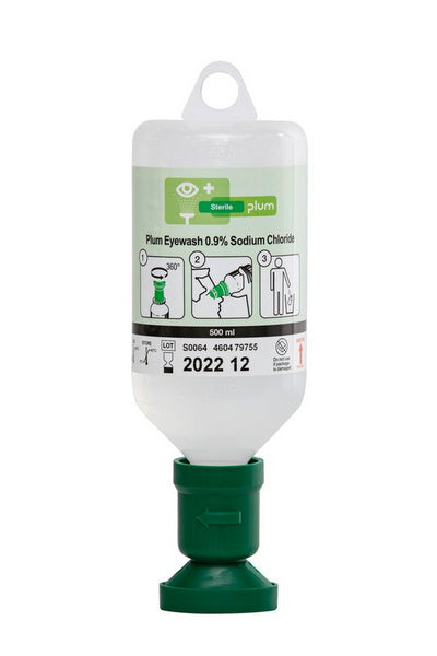 Plum Augenspülung 0.9% NaCl grün