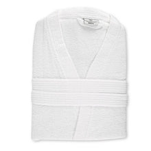 Bademantel Kimono XL 100 % Baumwolle weiss 120 cm