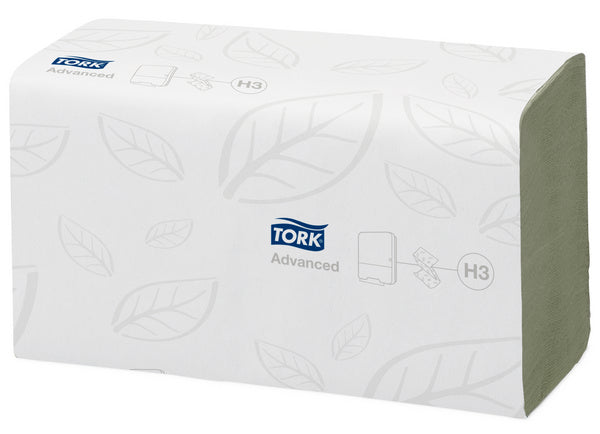 Handtuch Zickzack Tork Advanced grün, H3 25x23cm, 2-lagig