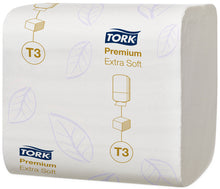 WC-Papier Tork Premium Einzelblatt hochweiss, T3 System 11x19cm,