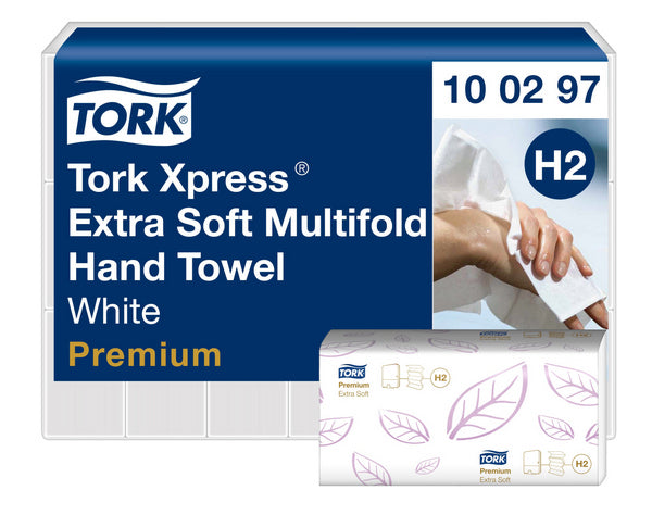 Handtuch Interfold Tork Premium, TAD hochweiss, H2-System 21x34cm