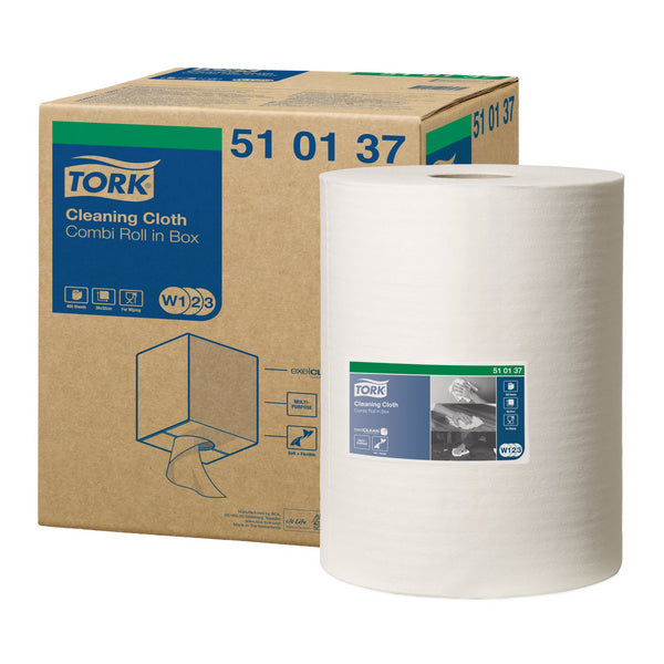 Reinigungstuch 510 Tork Premium Vlies weiss/1-lagig 32x38cm, 400c