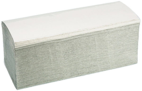 Handtücher Claire V-Falz Recyling grau 25x19cm, 1-lagig