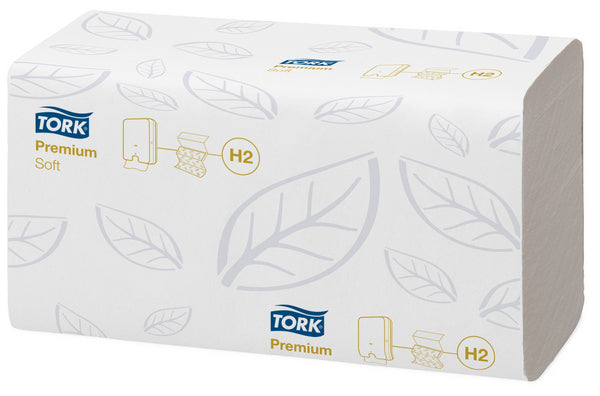 Handtuch Interfold Tork Premium,2-lagig hochweiss H2 21x34cm