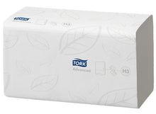 Handtuch Zickzack Tork Advanced H3 hochweiss 25x23cm, 2-lagig