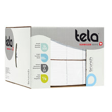 Serviette Brunch Tela, 2-lagig weiss, FSC 33x33cm, 1/8-Falz