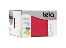 Serviette Brunch Tela, 2-lagig rot, FSC 33x33cm, 1/8-Falz