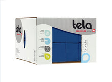 Serviette Brunch Tela, 2-lagig dunkelblau, FSC 33x33cm, 1/8-Falz