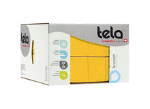 Serviette Brunch Tela, 2-lagig gelb, FSC 33x33cm, 1/8-Falz