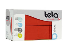 Serviette Dinner Tela, 3-lag. rot, FSC 40x40cm, 1/8-Falz