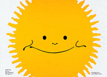Tischset GoodMorning Sonne 50 g/m2 Papier weiss/gelb 28 x 40 cm,