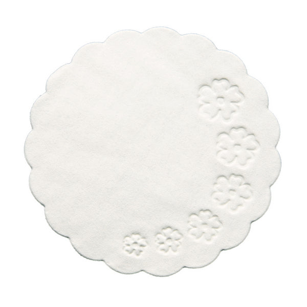Gläserunterlagen Tissue, 7-lagig weiss rund, Ø 90 mm