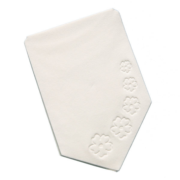Kannenhalter gross 9-lagig weiss 6,5x10 cm