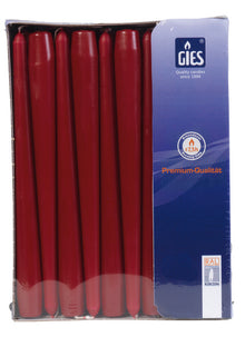 Spitzkerzen Bordeaux 22 x 245 mm