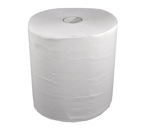 Papierhandtuchrollen 100% Zellstoff weiss 3-lagig, 140lfm