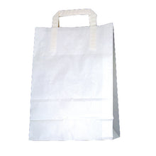 Papiertragtasche weiss, 80g/m2 22x11x31cm