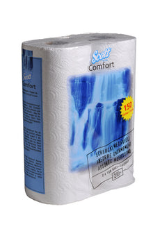 Haushaltrolle Scott Comfort 2lg. weiss 27x23cm