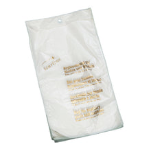 Hygienebeutel aus Plastik, Starline Weiss/Gold 18,5 x 32 cm