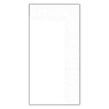 Zelltuch Servietten 3-lagig 1/8 Falz weiss 33 x 33 cm